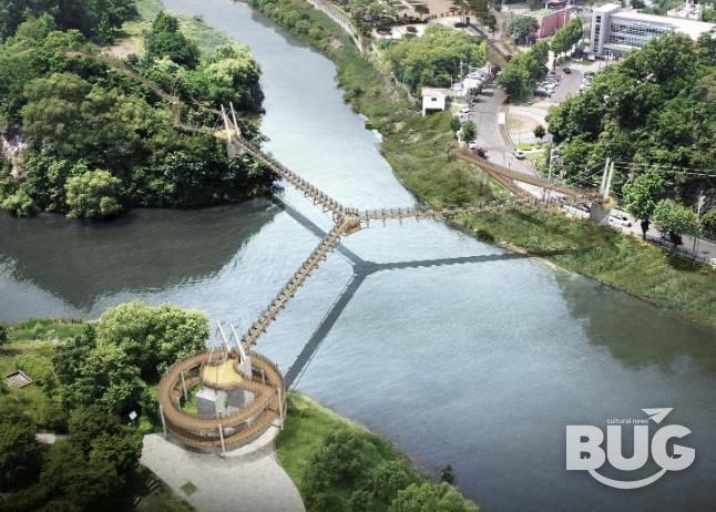 Y자형 출렁다리 조감도