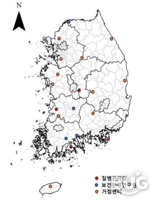 참여기관 및 감시지점