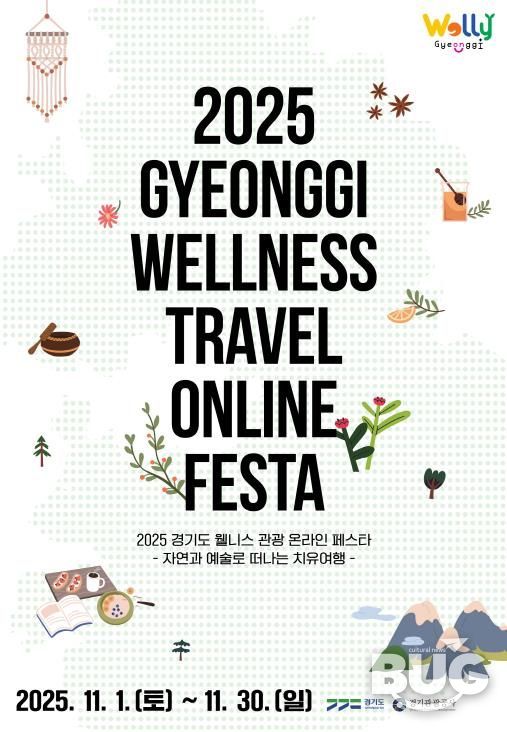 2025 경기도 웰니스 관광 온라인 페스타_포스터