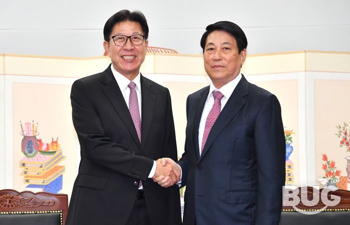 박형준 부산시장, 르엉 끄엉 베트남 국가주석 만나… 부산시-베트남 교류 협력 강화